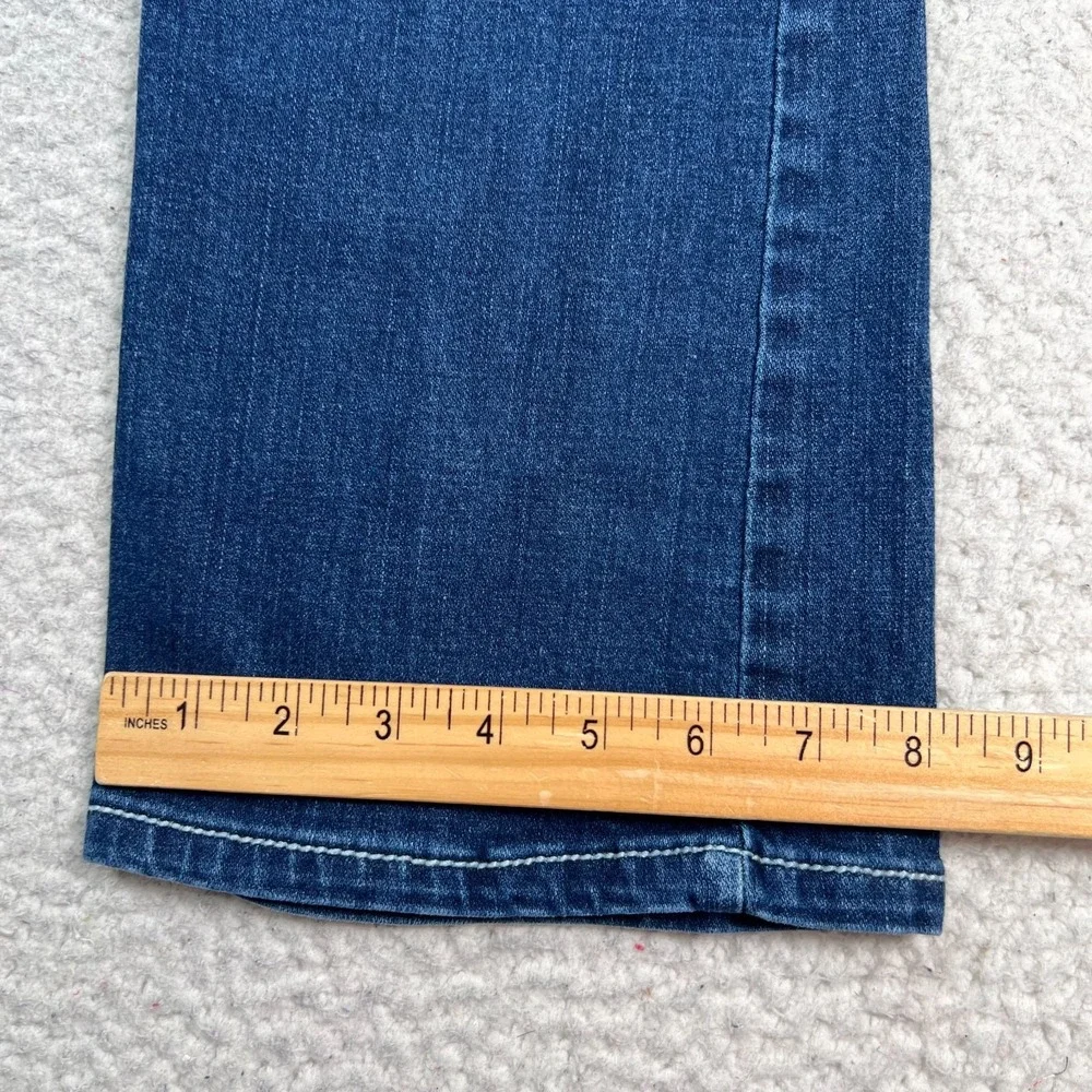 Wrangler Rock 47 Jeans Womens 27x34 *28x32 Ultra‎ Low Rise Boot Cut Embroidered